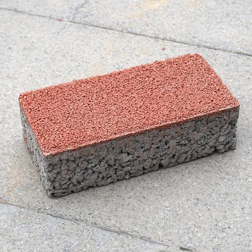 厂家定制面包砖人行道铺设透水砖广场公园混凝土荷兰砖路面彩砖